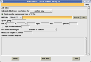 The Matthews user interface