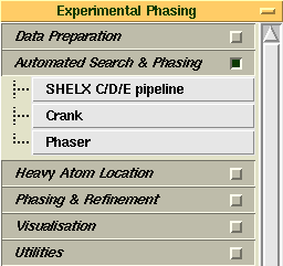 Experimental phasing module