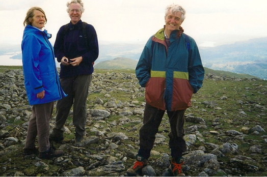 Eleanor, Phil and Guy in the Lakes